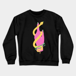 Snake Hand Crewneck Sweatshirt